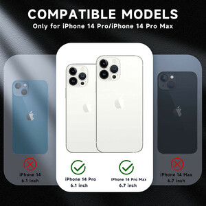 محافظ لنز دوربین بوف مدل metal Lenz مناسب برای گوشی موبایل اپل Iphone 14 Pro Max / 14 Pro