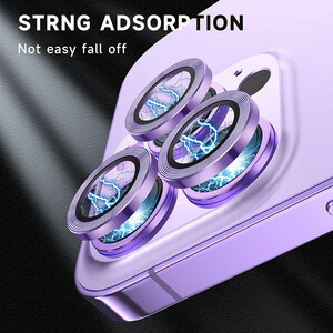 محافظ لنز دوربین بوف مدل metal Lenz مناسب برای گوشی موبایل اپل Iphone 14 Pro Max / 14 Pro