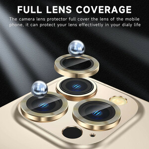محافظ لنز دوربین بوف مدل metal Lenz مناسب برای گوشی موبایل اپل Iphone 14 Pro Max / 14 Pro