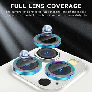محافظ لنز دوربین بوف مدل metal Lenz مناسب برای گوشی موبایل اپل Iphone 14 Pro Max / 14 Pro