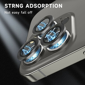 محافظ لنز دوربین بوف مدل metal Lenz مناسب برای گوشی موبایل اپل Iphone 14 Pro Max / 14 Pro