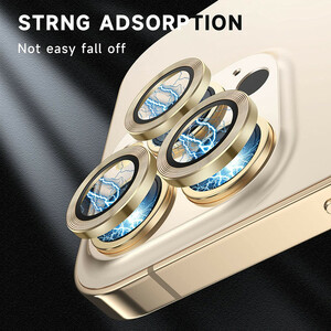 محافظ لنز دوربین بوف مدل metal Lenz مناسب برای گوشی موبایل اپل Iphone 14 Pro Max / 14 Pro