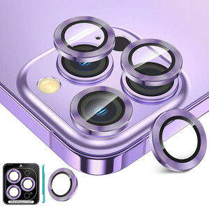محافظ لنز دوربین بوف مدل metal Lenz مناسب برای گوشی موبایل اپل Iphone 14 Pro Max / 14 Pro