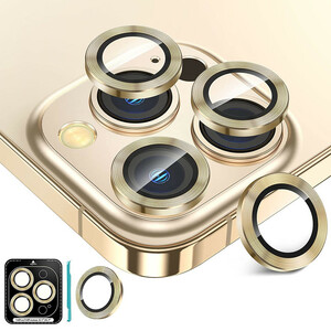 محافظ لنز دوربین بوف مدل metal Lenz مناسب برای گوشی موبایل اپل Iphone 14 Pro Max / 14 Pro