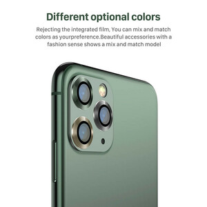 محافظ لنز دوربین بوف مدل metal lens مناسب برای گوشی موبایل اپل Iphone 12 Pro Max