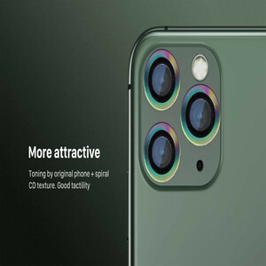 محافظ لنز دوربین بوف مدل metal lens مناسب برای گوشی موبایل اپل Iphone 12 Pro Max