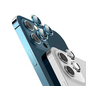 محافظ لنز دوربین بوف مدل metal lens مناسب برای گوشی موبایل اپل Iphone 12 Pro Max