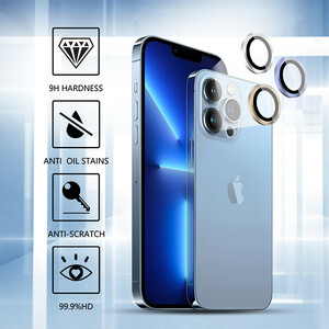 محافظ لنز دوربین بوف مدل metal lens مناسب برای گوشی موبایل اپل Iphone 12 Pro Max