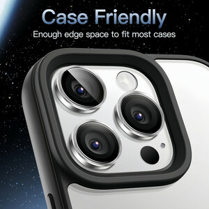 محافظ لنز دوربین راکی مایل مدل CAM-4 مناسب برای گوشی موبایل اپل iPhone 15 Pro / 15 ProMax