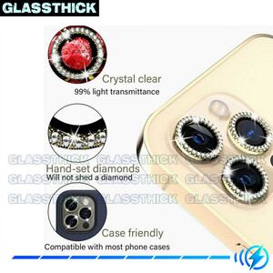 محافظ لنز دوربین گلستیک مدل Ring-Diamond مناسب برای گوشی موبایل اپل Iphone 11 Pro / 11 Pro Max