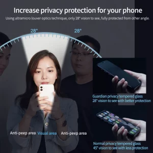محافظ صفحه نمایش حریم شخصی مناسب برای گوشی موبایل اپل iPhone 14 Pro
