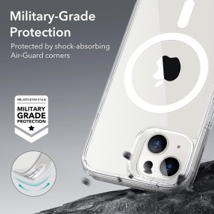 قاب مگ سیف Linex آیفون iPhone 16 Pro Max شفاف دور براق