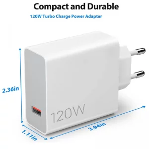 شارژر شیاومی 120 وات اورجینال شرکتی با گارانتی ۶ماهه بوف