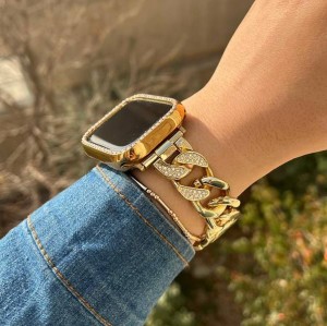 بند اپل واچ کارتیه نگین دار سایز ۴۵