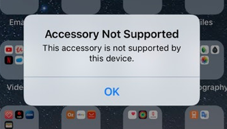 علت پیغام خطای This Accessory May Not Be Supported آیفون