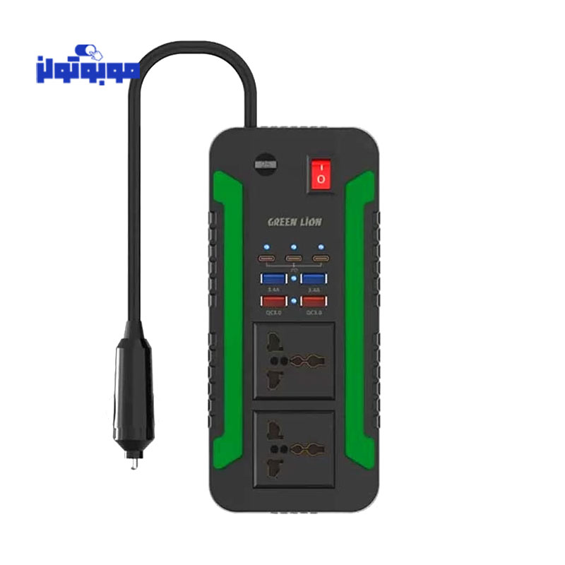 مبدل برق 300 وات گرین لاین مدل spark 300