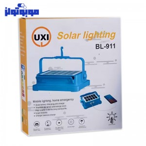 پروژکتور خورشیدی 100 وات UXI BL-911 دارای پنل خورشیدی جدا شونده