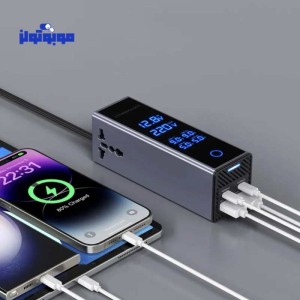 مبدل برق خودرو پاورولوژی مدل PWCUQC044 توان 300 وات