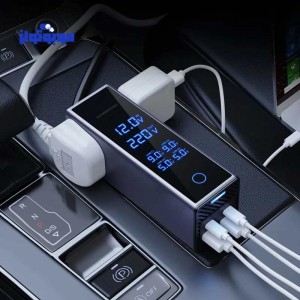 اینورتر فندکی ۳۰۰ وات پاورولوژی مدل PWCUQC044 با نمایشگر