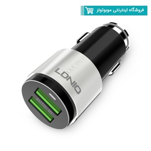 شارژر فندکی الدینیو مدل C403 همراه با کابل microUSB