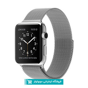 بند فلزی Millanese اپل واچ مناسب برای 38-40-42-44 ميلي متري رنگ نقره ای