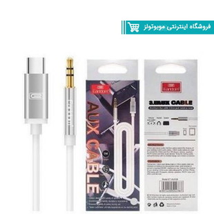 کابل انتقال صدا 3.5 میلی متری به Type-c ارلدام Earldom ET-AUX28 AUX Cable طول 1 متر