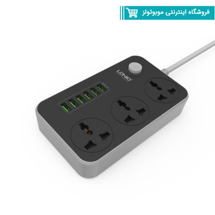 سه راهی برق و شارژ الدینیو LDNIO SC3604 اصلی