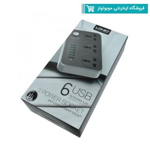 LDNIO SC3604 3.4A Power Socket with 3 AC + 6 USB Charger