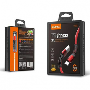 کابل تبدیل USB به microUSB الدینیو مدل LS63 طول 1 متر(اصل)