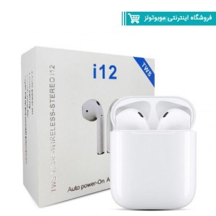 هدفون بی سیم ایرپادی مدل TWS – i12