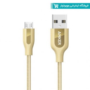 کابل تبدیل USB به MicroUSB کیف دار انکر مدل A8168 PowerLine Plus به طول 0.9 متر
