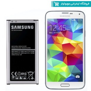 باتری موبایل مدل G900 با ظرفیت 2800mAh مناسب برای گوشی موبایل Galaxy S5(با60 روز گارانتی تعویض)