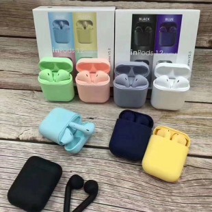 هدفون بی سیم ایرپادی مدل inpods 12 TWS رنگی