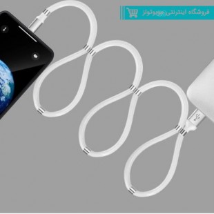 Blueland 2020 New Design Fashionable Portable Easy Coil Magnetic Charging Cable Supercalla Cable with Magnet Collapsible Data Cable Type C.jpg