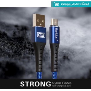 کابل microusb ارلدام Earldom EC-058C Strong توان 2.4 آمپر و طول 1 متر