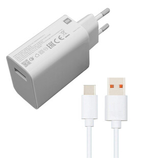 شارژر دیواری شیائومی مدل MDY-11-EZ به همراه کابل تبدیل USB-C