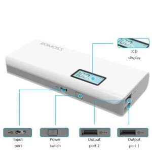 پاوربانک 10400 میلی آمپر ساعت روموس مدل PH50 Sense 4p