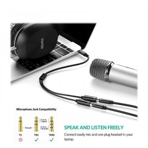 تبدیل2 به 1صدا هدست مدل Ugreen AV141