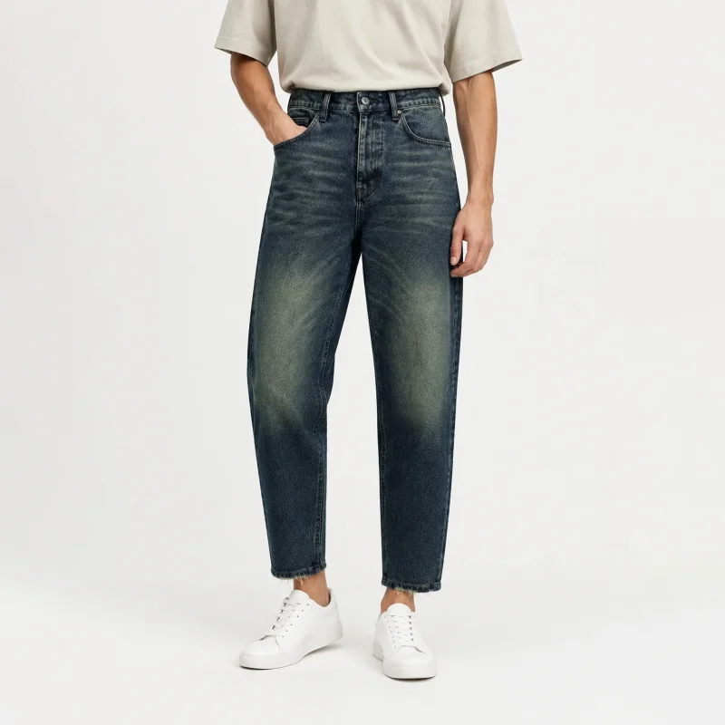 شلوار جین مام فیت ZARA بدون زاپ