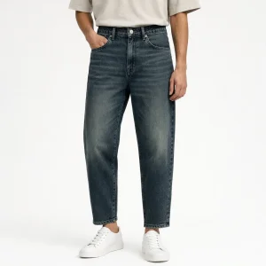 شلوار جین مام فیت ZARA آبی کثیف
