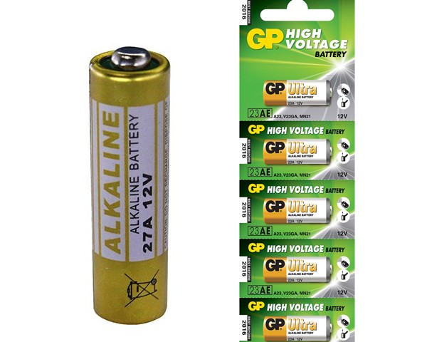 باتری A27 ریموتی GP (بسته 5 عددی)