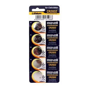باتری سکه ای 2032 مکسل maxell (بسته 5 عددی)