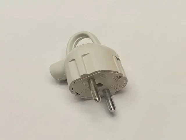 دوشاخه برق دسته دار میله مفتولی نور الکتریک (دوشاخه انگشتی ارت دار)