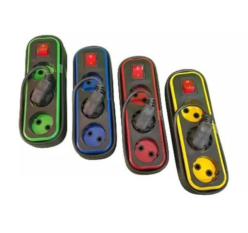 سه راهی سیار, چند راهی برق کشیده سیم دار دینا (سیم سیار 3/8 متری 1*2)