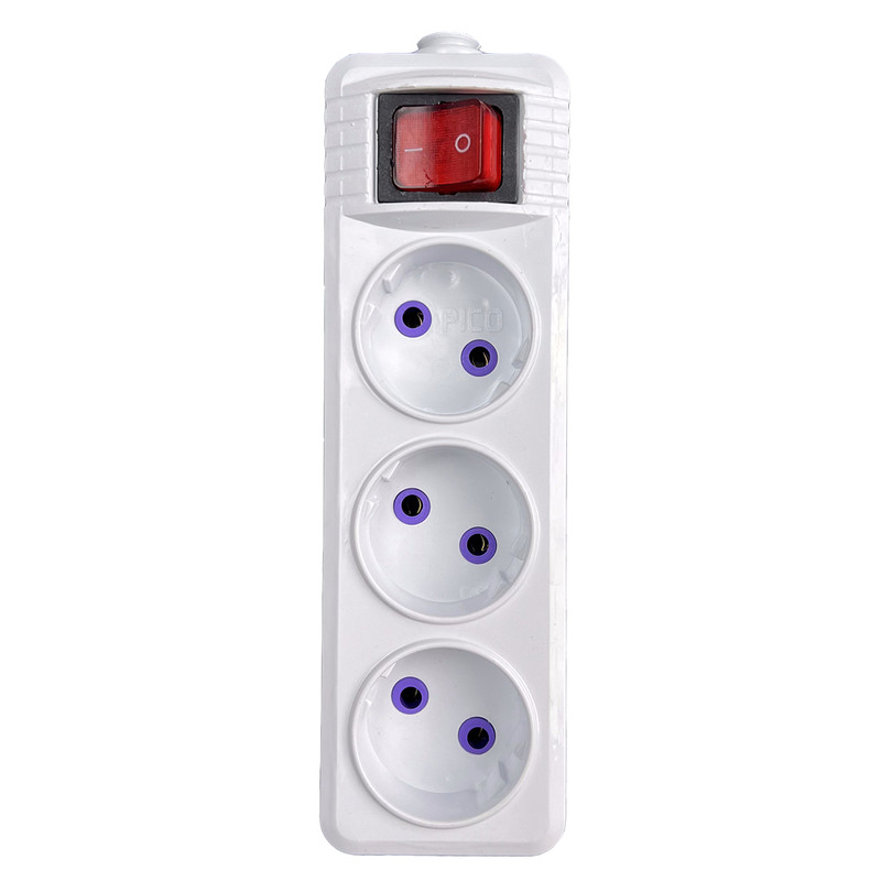 سه راهی برق کشیده ، بدون سیم پیکو (کلید دار)