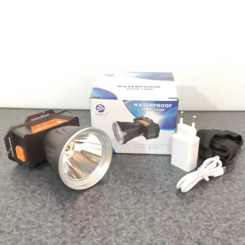 چراغ پیشانی بند 8 وات دیپ کینگ مدل DK-317 دو دکمه ضد آب