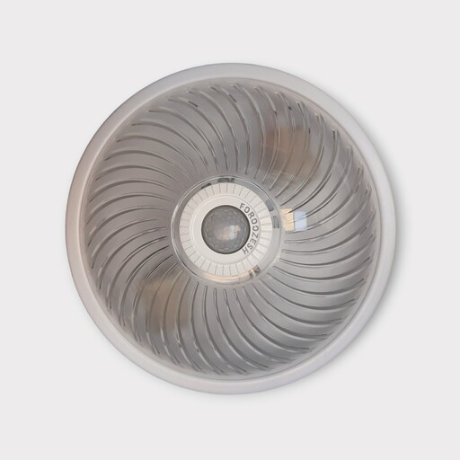 چراغ سقفی سنسور دار فروزش (حبابی سنسور دار 360 درجه طلقی 2 سر پیچ)گارانتی یک ساله