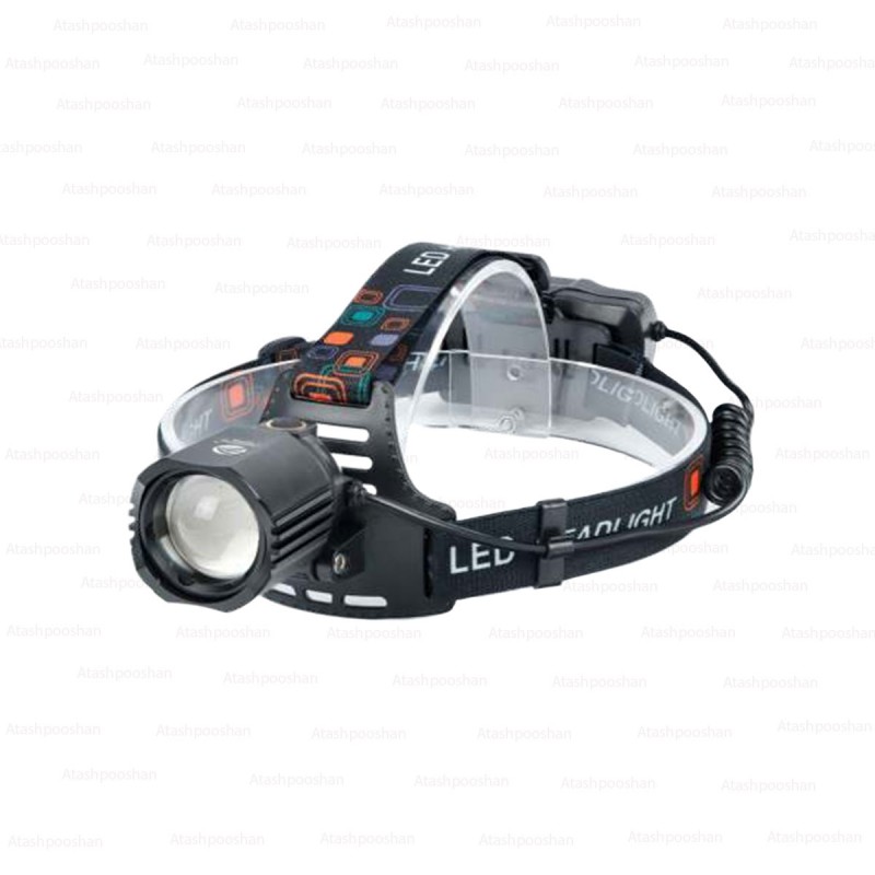 چراغ پیشانی بند35وات دیپ کینگ مدل DK-608 لنز دار ضد آب زوم دار