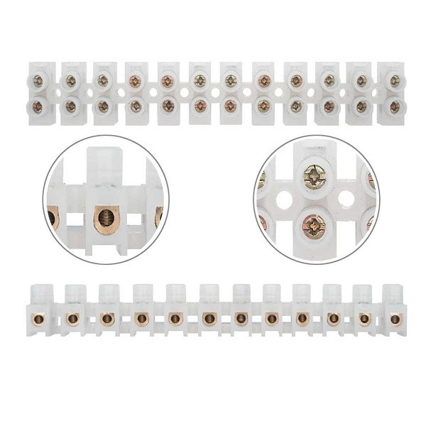 ترمینال شاخه ای سحا  SAHA سایز 16 (مغزی برنجی) شاخه 12 خانه ای