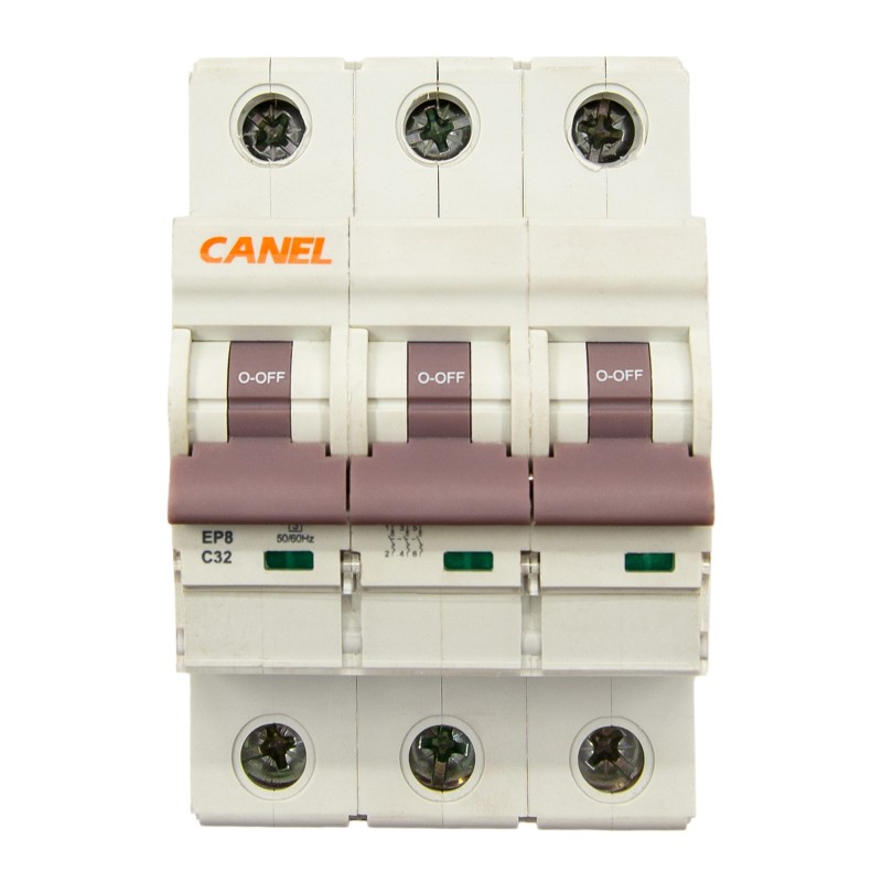 کلید مینیاتوری سه فاز(32امپر) کانل CANEL